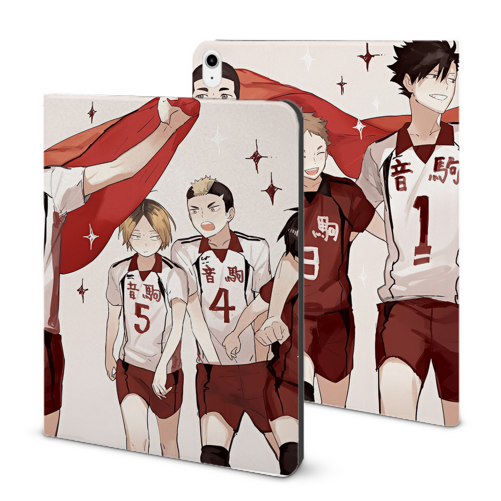 （画像用） ハイキュー!! Haikyu!! IPadケース ペンホルダー付き ブックスタイルデザイン